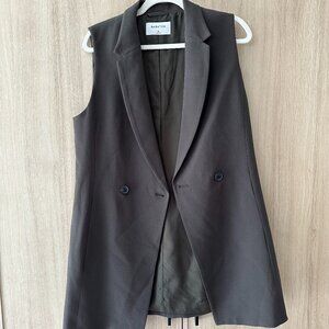 Dark green blazer-style dress or long top - Aritzia Babaton size 10, EUC